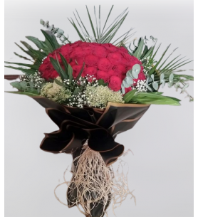 100 Adet Rose Gül Buket Özel Tasarım
