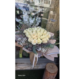 60 Adet WHİTE ROSE
