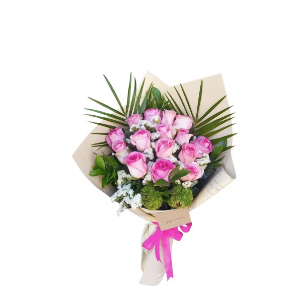 15 Adet Pink  Rose