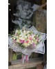 Soft Pink Lisyantus Lilyum Buket