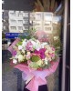 Mevsim Esintisi Pink Rose ve Beyaz lilyumlar
