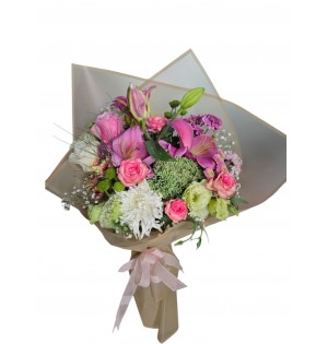 Pink Lilyum Rose Anastasia Bouquet