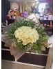 40 Adet İthal White Rose Buket
