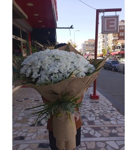 Big Boy İthal Beyaz Papatya Buketi